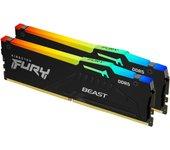 Kingston FURY Beast RGB DDR5 4800MHz 16GB 2x8GB CL38