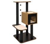 Vesper V Base High Black Cat Tree