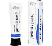 Promis paste dentifricio naturale anti-placca | Con 1450 Ppm Fluoro | 99% naturale | biologico | etichetta ecologica ECOCERT COSMOS Organic | Vegano | tubo di canna da zucchero | imballaggio riciclato