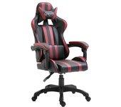 Silla gaming VIDAXL Rojo PVC (61.5x68x122 cm)