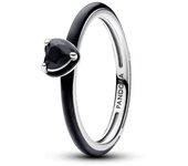 Anillo Pandora ME 193088C01-56 corazón negro