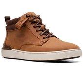 Clarks CourtLite Mid Botín Plano hombre Camel