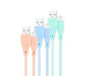 Nanocable 3 Cables LIGHTNING-USB 2.0/M, 1M