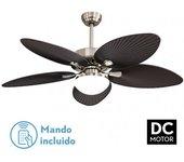 VENTILADOR  DC BORASCO 24W NIQ/MARRON 5 ASP.6