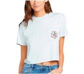 Camiseta de Mujer VOLCOM Corta Pocket Dial Blanco (M)