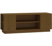 Mueble De Tv VIDAXL Marrón Madera (110x35x40.5 cm)