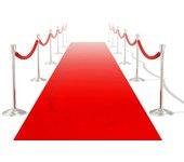 Alfombra Roja 1x10 m Extra Gruesa 400g/m2