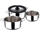 MASTER PRO BGMP2160 BATERIA COCINA 3 OLLAS + TAPA