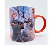 TAZA SVEN & KRISTOFF - MUG Frozen II - Taza de Porcelana -  Multicolor - Capacidad 350 ml - Producto Oficial DISNEY FROZEN