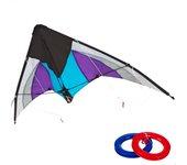 Cometa acrobática pop-up morado y blanco CB Toys