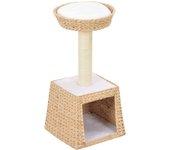 Árbol para gatos con Scratchers en Sisal Seagrass