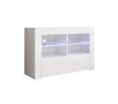 Mueble TV modelo Lilian (100x65cm) color blanco con LED