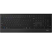 Teclado rapoo e9500m multi-mode wireless ultra-slim black