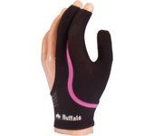 Guante de billar Buffalo Reversible negro/rosa S