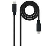 Cable NANOCABLE 10.01.4100 Negro