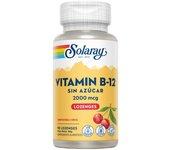 Vitamina B12 2000mcg 90comp Solaray