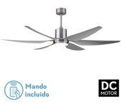 VENTILADOR DC OTTO 24W 2950LM NIQUEL 6 ASPAS