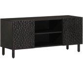 Mueble De Tv VIDAXL Negro Madera (105x33x46 cm)