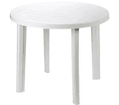 Mesa resina tondo blanca 90 cm