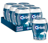 Orbit Botes Chicles Sin Azúcar de Mentol Fuerte en grageas, 6x46uds