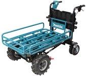 MAKITA DCU604Z Carretilla 18Vx2 LXT 300Kgs BL con plataforma