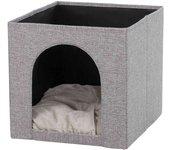 Cama para Gatos TRIXIE Ella Cuddly Cave (Gris - 37x33x33cm)