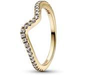 Pandora Anillo Ola Brillante 162539C01 , para Mujer