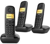 Gigaset A170 Teléfono Dect Trio Negro