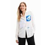 Desigual Camisa Blanca 24SWCW21-1000 , para Mujer