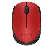 MOUSE LOGITECH WIRELESS M171 BLACK/RED