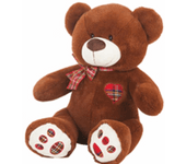 Oso de Peluche Escocés Marrón 120 cm