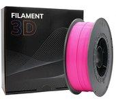 Filamento 3D PLA - Diametro 1.75mm - Bobina 1kg - Color Rosa Fluorescente