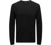 Jersey only & sons reg 12 struc black hombre