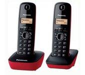 Panasonic KX-TG1612 Negro y Rojo