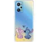 Funda Para Realme Gt Neo 2 Oficial De Disney Angel & Stitch Beso - Lilo & Stitch