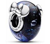 Charm Pandora Cristal Murano Azul Mickey Mouse  792958C01