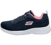 Zapatillas skechers dynamight 2.0-homesp mujer navy mesh/ pink tr