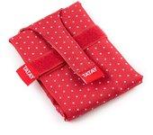 TATAY Baguette Porta Bocadillos Urban Food Textil Reutilizable e Impermeable Dots Rojo