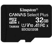 KINGSTON TARJETA MICROSD 32GB CANVAS SELECT PLUS