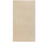 Alfombra de pelo corto 80x150 cm Beige