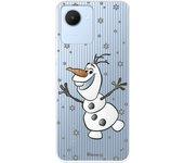 Funda para Realme C30 Oficial de Disney Olaf Transparente - Frozen