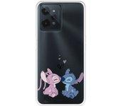 Funda Para Realme C31 Oficial De Disney Angel & Stitch Beso - Lilo & Stitch