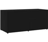 Soporte de TV negro 80x34x36 cm madera multicapa