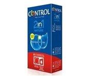 Control Nature 2 En 1 Preservativo + Gel 6U