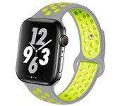 Bracelete SportyStyle para Apple Watch Series 9 41mm Cinza / Verde