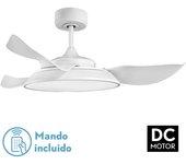 Akunadecor - Ventilador De Techo Metal Blanco Sierra