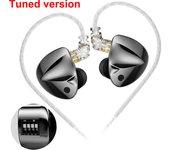 KZ D-Fi In Ear Monitor HiFi Earphones 4-Level customizable Tuning Switch Headphone Stereo Zobel network circuit design Headsets