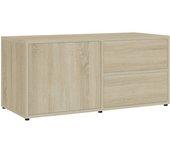 Soporte para TV Sonoma roble 80x34x36 cm madera multicapa