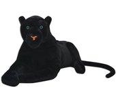 vidaXL Pantera de peluche grande XXL negra