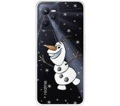 Funda Para Realme C35 Oficial De Disney Olaf Transparente - Frozen